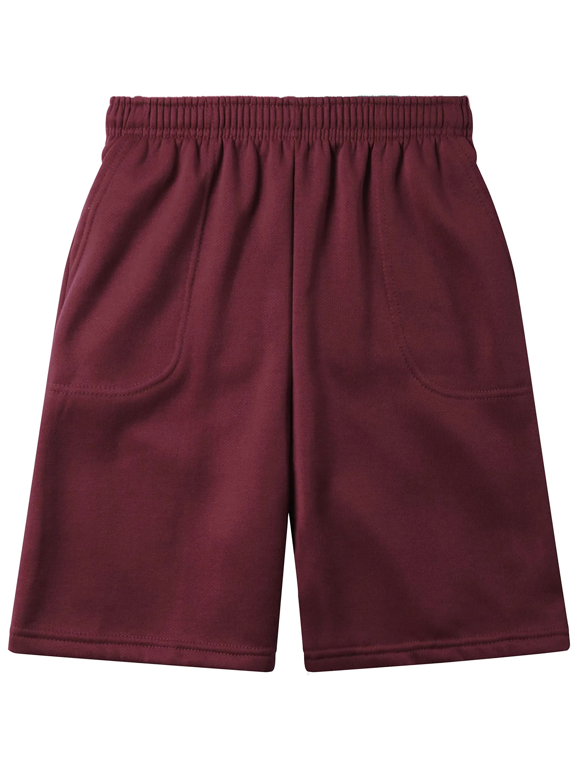 Ma Croix Essentials Mens Premium Brushed Sweat Shorts Lightweight Fleece Elastic Gym Loungewear (Large, 1IHA0004_Purple) | Moisture Wicking, Elastic Waist, Fitted Fit — 1iha0004_burgundy / X-Large