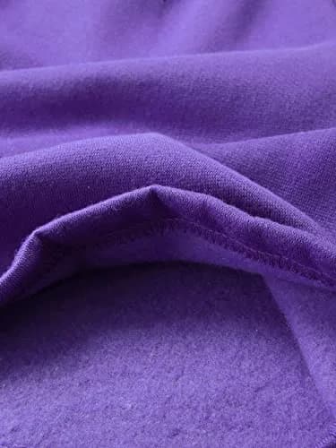 Ma Croix Essentials Mens Premium Brushed Sweat Shorts Lightweight Fleece Elastic Gym Loungewear (Large, 1IHA0004_Purple) | Moisture Wicking, Elastic Waist, Fitted Fit thumbnail 3