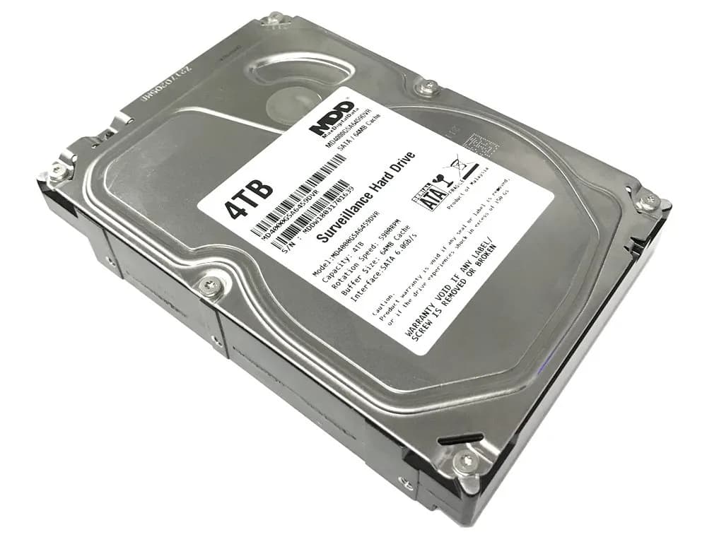 MDD MAXDIGITALDATA 4TB Internal Surveillance CCTV DVR Hard Drive | 5900RPM SATA 6.0Gb/s 3.5-inch - main product image