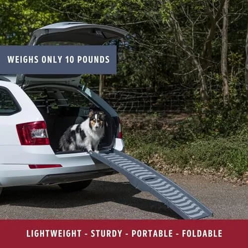 TRIXIE 59-in Pet Ramp for Small to Medium Dogs up to 55 lbs | Foldable & Lightweight, Non-slip Surface thumbnail 5