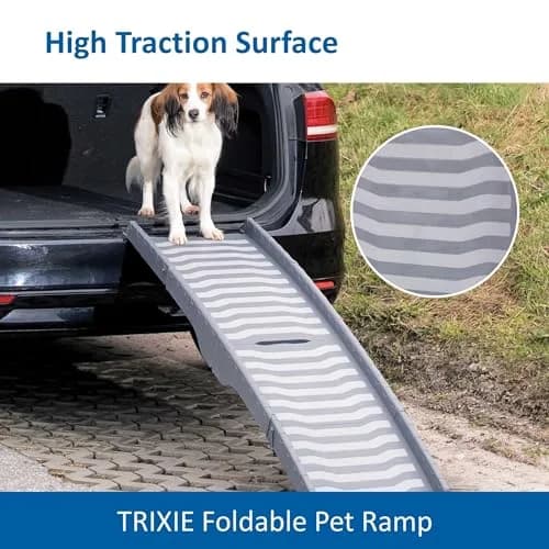 TRIXIE 59-in Pet Ramp for Small to Medium Dogs up to 55 lbs | Foldable & Lightweight, Non-slip Surface thumbnail 6