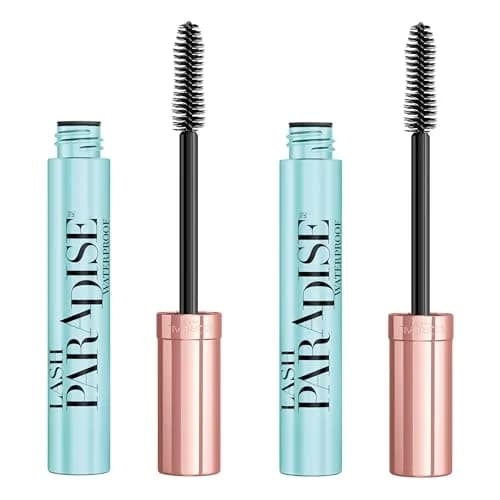 L'Oreal Paris Voluminous Lash Paradise Mascara, Blackest Black, 0.5 fl oz (2x0.25 fl oz) | Voluptuous Volume & Intense Length thumbnail 1