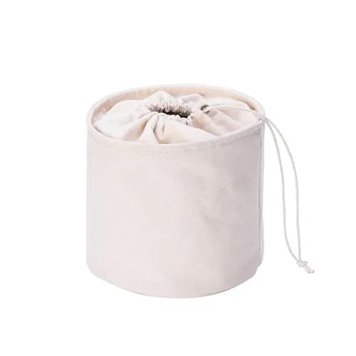 YONBEN Tall Purse Organizer Insert Beige | Spacious Canvas Round Handbag Storage (20cm x 19cm) thumbnail 5