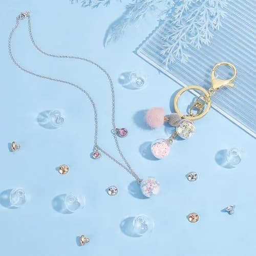 PH PandaHall 30pcs 16mm Clear Glass Globe Ball Bottles | DIY Snow Globes & Ornaments for Christmas & Wedding thumbnail 3