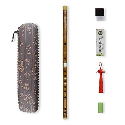 PHYSKOW G Key Dizi Bitter Bamboo Flute for Beginners | 48 cm (19 in) thumbnail 1