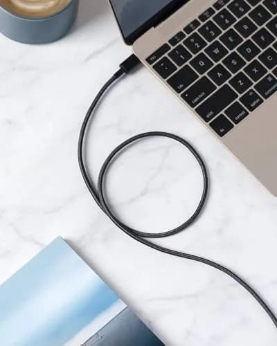 Anker USB A to USB C Cable 6 ft Black | Durable Nylon Sync & Charge Cable thumbnail 7