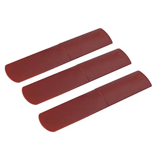 Tbest Red 3pcs Alto Saxophone Reeds Strength 2.5 | Resin Construction for Beginners thumbnail 6