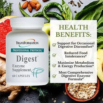 TRANSFORMATION Enzyme Digest Wellness Capsules 60 Count | Supports Digestive & Immune Health thumbnail 3
