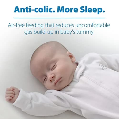 Dr. Brown's Natural Flow Options+ Anti-Colic Baby Feeding Set with Slow Flow Nipples, Travel Caps, Silicone Pacifier - Pink, 120ml (4oz) Bottles thumbnail 2