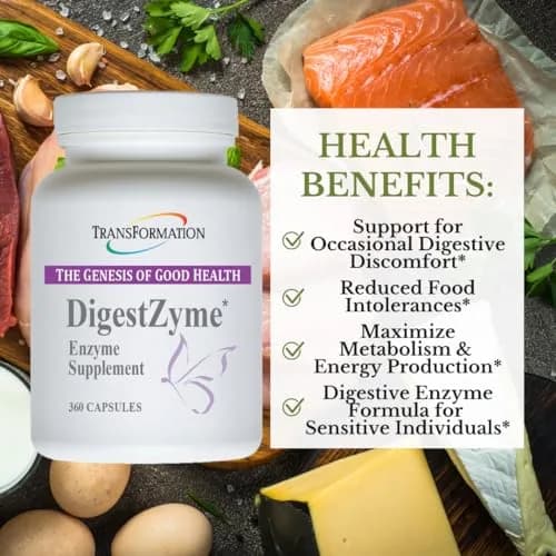 TRANSFORMATION Enzymes for Kids 360 Capsules | Natural DigestZyme Supplement for Overall Health & Digestion Support thumbnail 2