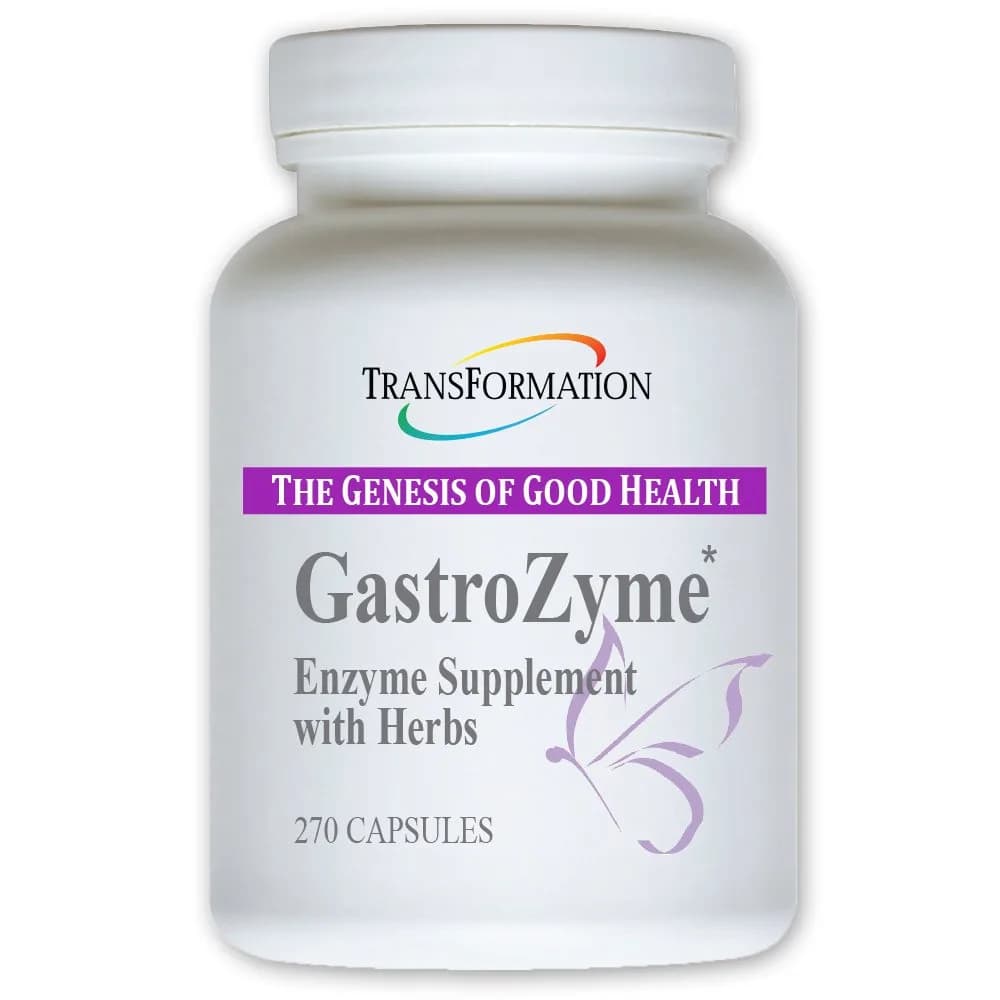 TRANSFORMATION GastroZyme Supplement 270 Capsules | Supports Digestive Comfort & Enzymes — Capsule