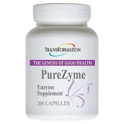 TRANSFORMATION Enzymes Purezyme 200 Capsules | High-Potency Digestive Support for Gut Health thumbnail 1
