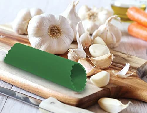 Fante's Cousin Monica's Silicone Garlic Peeler Tube Green 3.8cm (1.5-Inch) | Effortless Peeling Without Hand Strain thumbnail 6