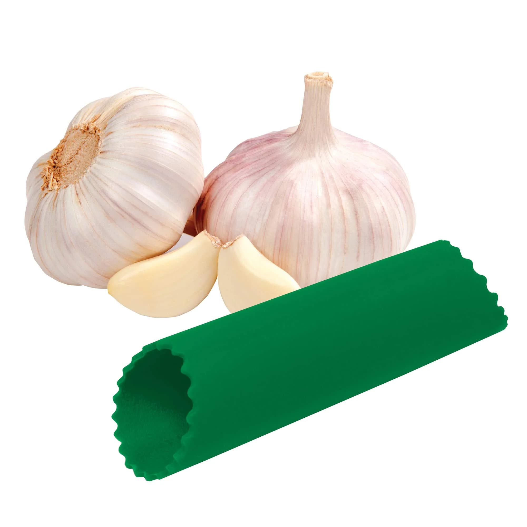 Fante's Cousin Monica's Silicone Garlic Peeler Tube Green 3.8cm (1.5-Inch) | Effortless Peeling Without Hand Strain - view 2