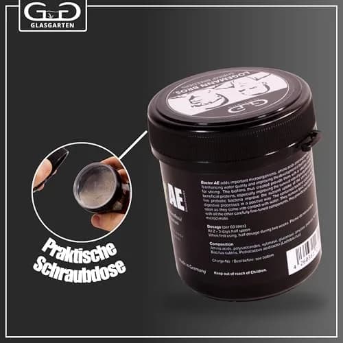 GlasGarten Bacter AE Content 70 g | Aquarium Microorganisms & Enzymes for Shrimp & Fish thumbnail 3