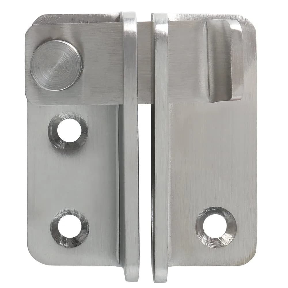 Alise Flip Latch Gate Latch Brushed Stainless Steel | Heavy Duty Barn Door Lock, L-Size - main product image
