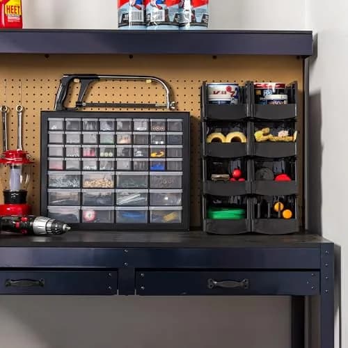 IRIS USA 44-Drawer Small Parts Storage Cabinet | Made in USA, Black, Stackable & Wall-Mountable thumbnail 7