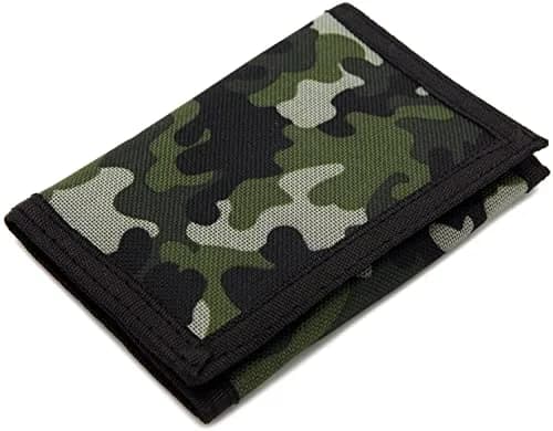 AI-DEE RFID Trifold Canvas Outdoor Sports Wallet for Boys | 11.9cm (4.7in) thumbnail 1
