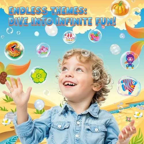 Sinceroduct 3200+ Puffy Stickers for Toddlers & Kids | 64 Sheets, Multicolored 3D Foam Animal & Letter Designs thumbnail 3