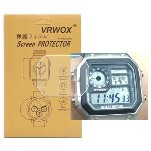 VRWOX Screen Protector for AE-1200/AE-1300 | HD Clear TPU Cover for Smartwatch 6.7in thumbnail 1