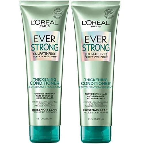 L'Oreal Paris EverStrong Thickening Conditioner Set 510ml (17 Fl Oz) | Sulfate-Free Formula for Thin, Fragile Hair thumbnail 1