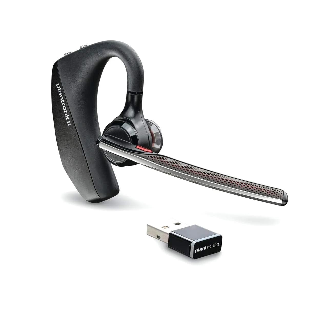 Plantronics Voyager 5200 UC Bluetooth Headset | Noise Cancelling, 7-Hour Talk Time, 30m Range — Black