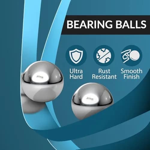 PGN Bearings Chrome Steel Bearing Balls G25 15.875mm (5/8") 30-Piece Pack | Precision Balls for Industrial Use thumbnail 2