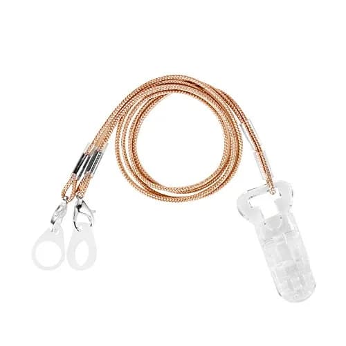 SOUNDLINK Hearing Aid Clip for Adults - Brown | Anti-Lost Rope with 6 Silicone Loops thumbnail 3