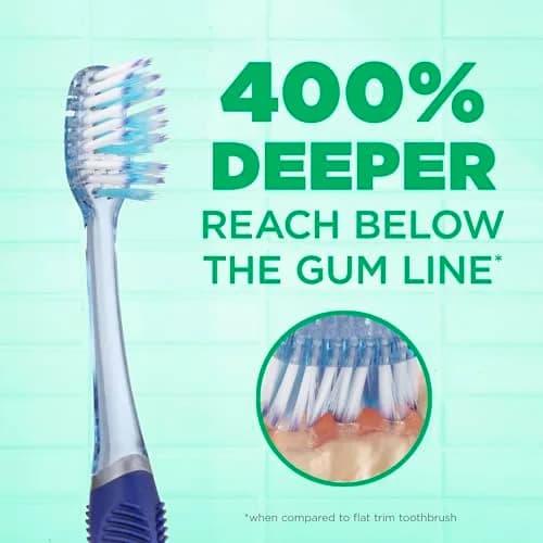 GUM Technique Deep Clean Toothbrush - Compact Head - Soft Bristles for Adults with Sensitive Gums | Deep Plaque Removal thumbnail 2
