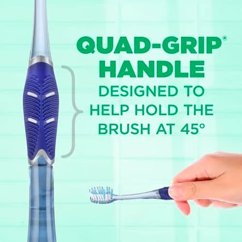 GUM Technique Deep Clean Toothbrush - Compact Head - Soft Bristles for Adults with Sensitive Gums | Deep Plaque Removal thumbnail 3