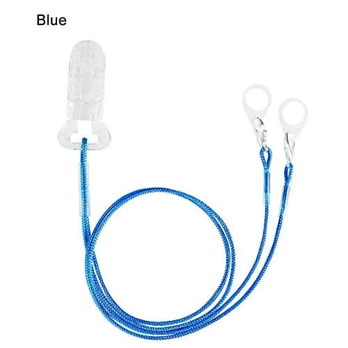 SOUNDLINK Blue Hearing Aid Clip Lanyard with 6 Silicone Loops | Protects Against Falls thumbnail 3