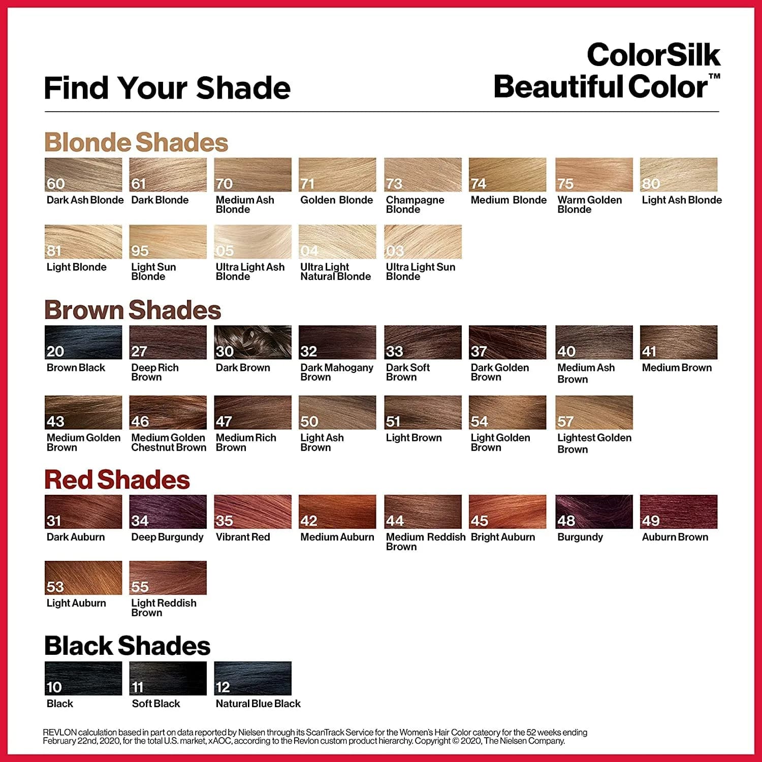 Revlon Colorsilk Permanent Hair Color 20 Brown Black 4.4 Oz (131 ml) | Ammonia-Free Permanent Hair Dye with 100% Gray Coverage - view 7