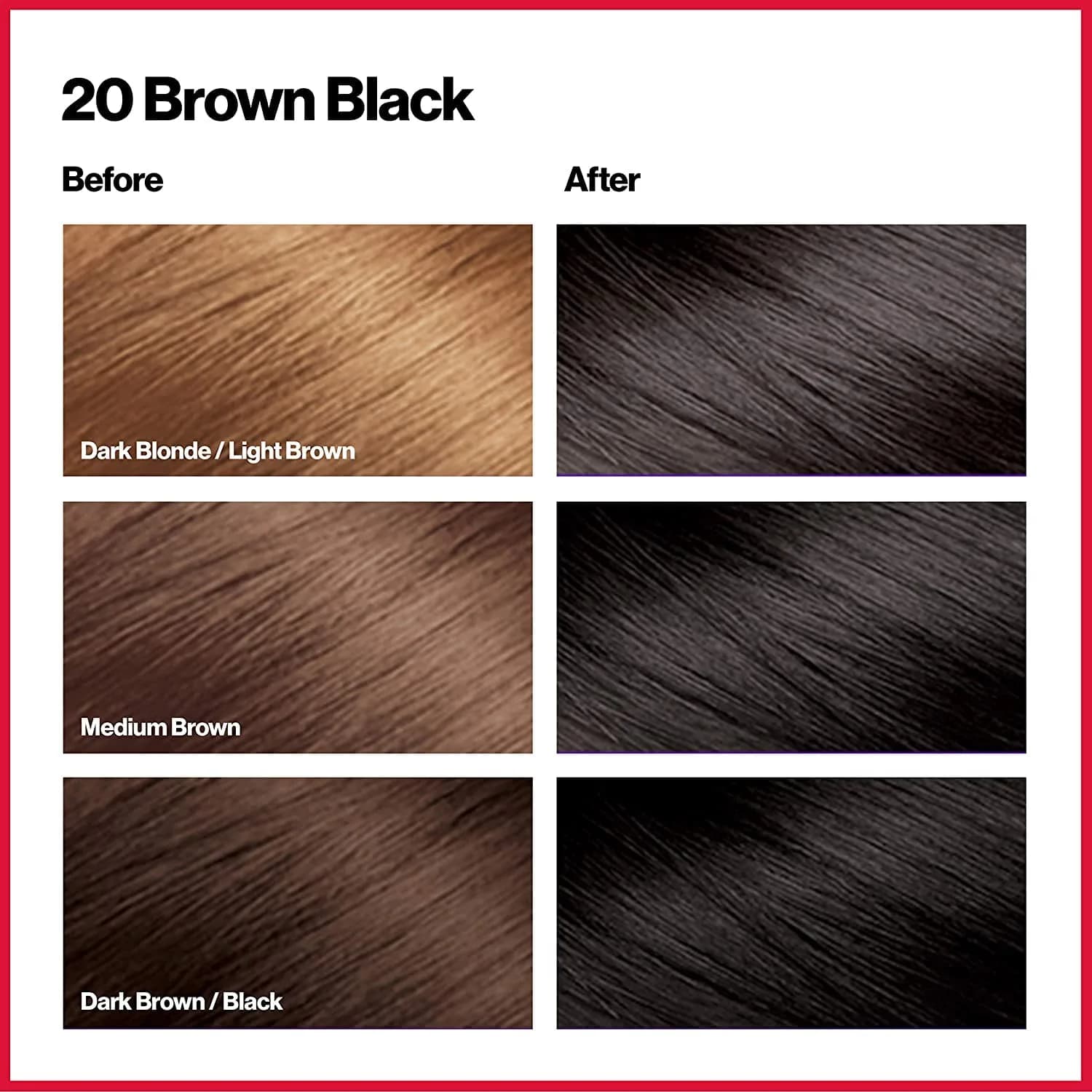 Revlon Colorsilk Permanent Hair Color 20 Brown Black 4.4 Oz (131 ml) | Ammonia-Free Permanent Hair Dye with 100% Gray Coverage - view 3