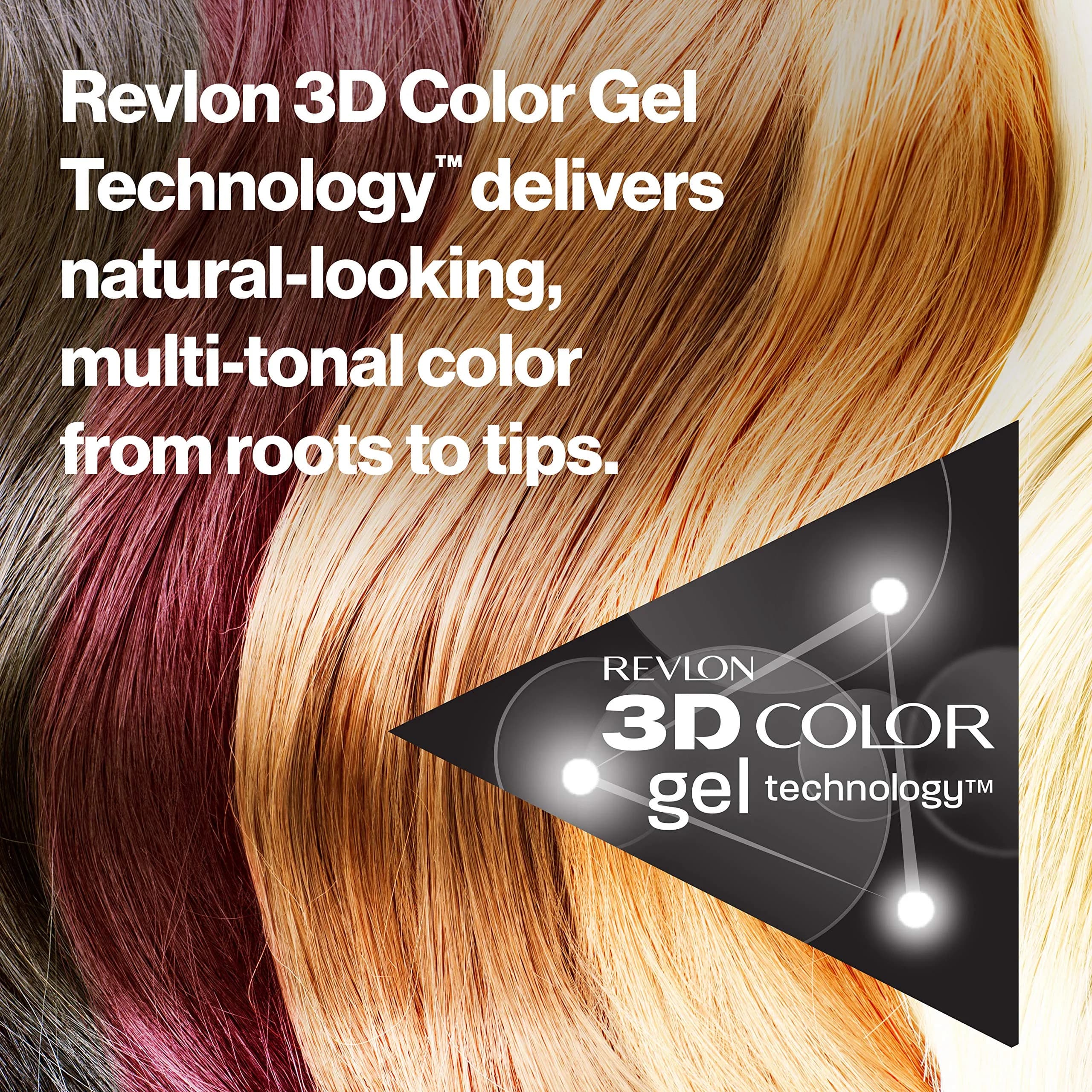 Revlon Colorsilk Permanent Hair Color 43 Medium Golden Brown 156ml (5.5 Oz) 3-Pack | Ammonia-Free Gray Coverage - view 8