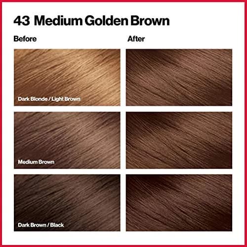 Revlon Colorsilk Permanent Hair Color 43 Medium Golden Brown 156ml (5.5 Oz) 3-Pack | Ammonia-Free Gray Coverage thumbnail 2