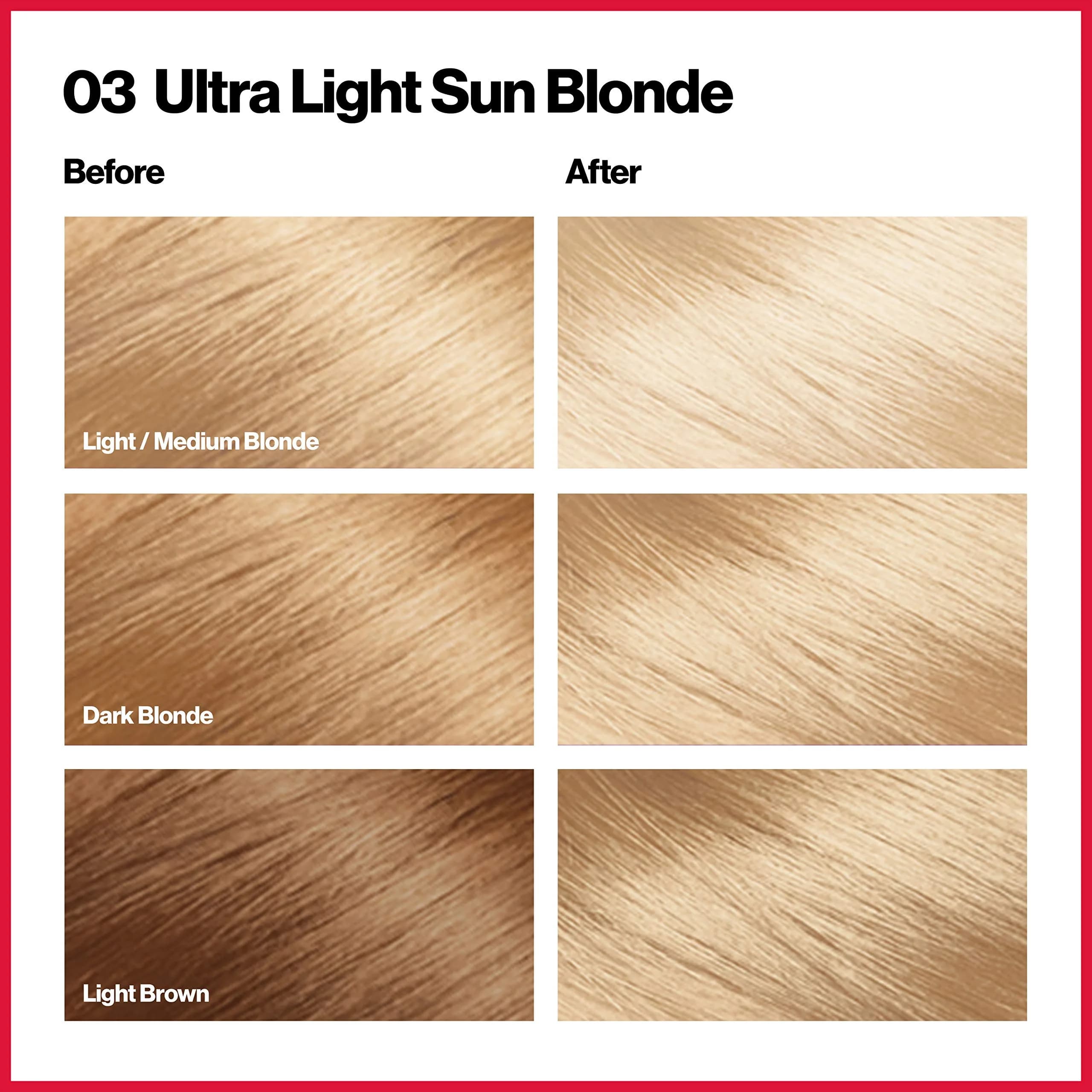REVLON Colorsilk Permanent Hair Color 03 Ultra Light Sun Blonde | Ammonia-Free, Keratin & Silk Amino Acids - view 2
