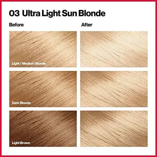 REVLON Colorsilk Permanent Hair Color 03 Ultra Light Sun Blonde | Ammonia-Free, Keratin & Silk Amino Acids thumbnail 2