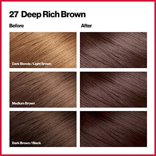Revlon Colorsilk 27 Deep Rich Brown Permanent Hair Dye 3-Pack (12.6 Oz Total) | Ammonia-Free, Keratin, 100% Gray Coverage thumbnail 2