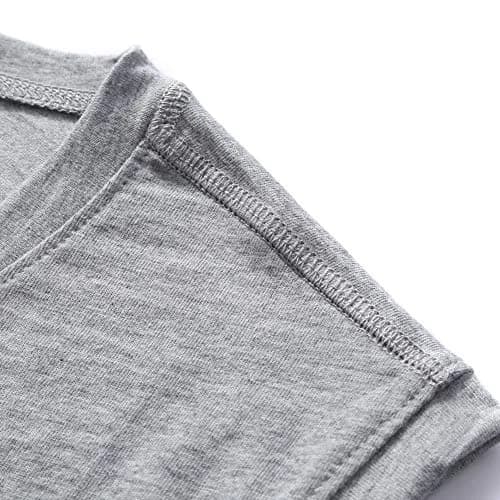 Y2Y2 Men's Sleeveless V-Neck T-Shirt, White, Big and Tall 3XL (54"-56") | Classic Fit, 100% Cotton, USA Size thumbnail 7