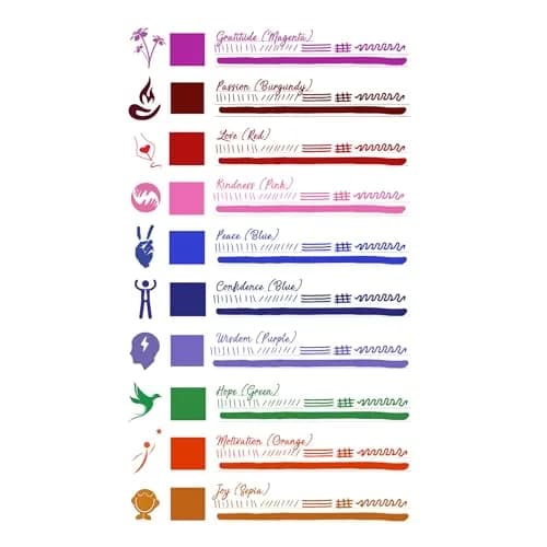 Monteverde Liquid Ink Wisdom Purple 30ml | Reflective, Smooth Flow, Fade-Resistant thumbnail 6