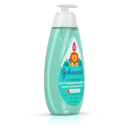 Johnson's Kids No More Tangles 2-in-1 Detangling Shampoo & Conditioner 600ml (20.3 Fl Oz) | Gentle Tear-Free Formula thumbnail 6