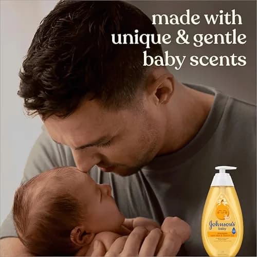 Johnson's Baby Shampoo with Aloe Vera & Vitamin B5, Tear-Free, 600ml (20.3 fl. oz) | Hypoallergenic & pH Balanced for Newborns thumbnail 5