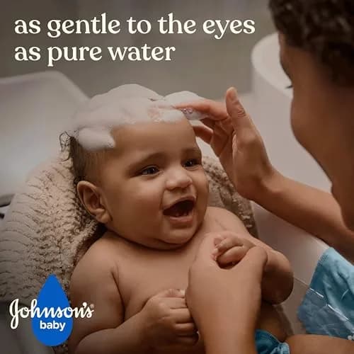 Johnson's Baby Shampoo with Aloe Vera & Vitamin B5, Tear-Free, 600ml (20.3 fl. oz) | Hypoallergenic & pH Balanced for Newborns thumbnail 3