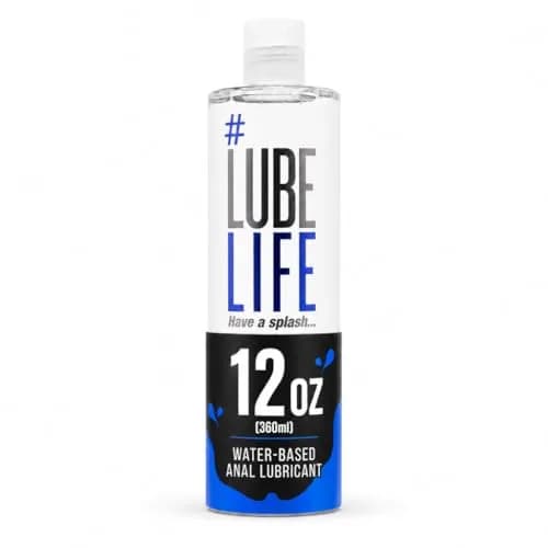 LubeLife Water-Based Anal Lube 360ml (12 Fl Oz) | Silky Smooth Glide for Intimacy thumbnail 1