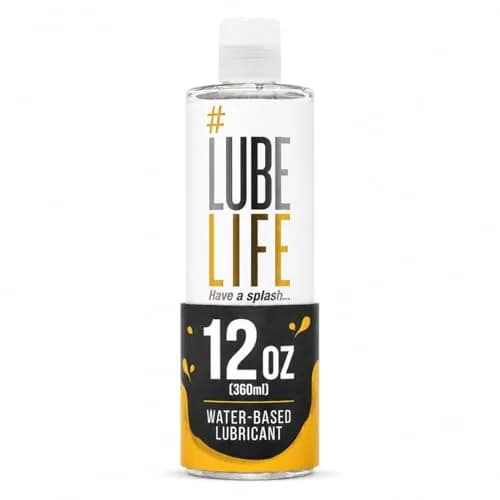 LubeLife Water-Based Personal Lubricant 355ml (12 Fl Oz) | Condom & Toy Safe, Easy Clean-Up thumbnail 1