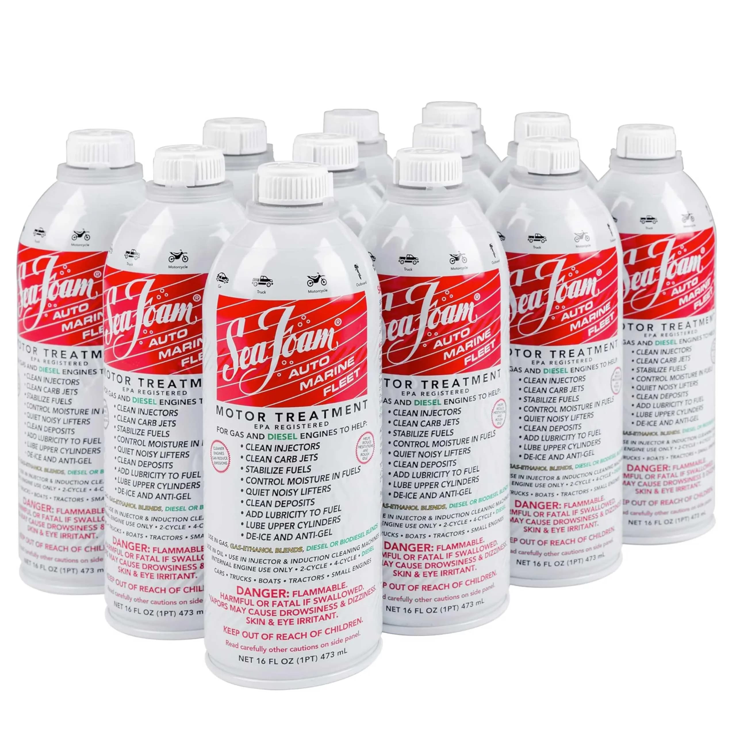 Sea Foam Motor Treatment Fuel & Oil Additive 16 fl oz (473 ml) | Cleans Fuel System & Stabilizes Fuel - main product image