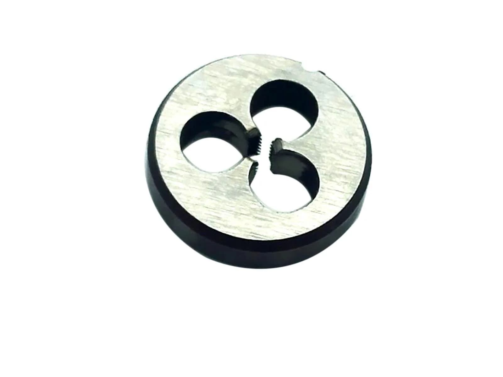 Yodaoke HSS 2.5mm x 0.45 Metric Die Right Hand Thread | M2.5 x 0.45mm Pitch, 16mm OD, 4mm Thick