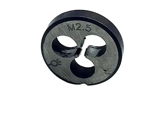 Yodaoke HSS 2.5mm x 0.45 Metric Die Right Hand Thread | M2.5 x 0.45mm Pitch, 16mm OD, 4mm Thick thumbnail 2