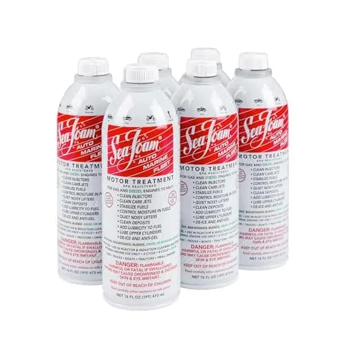 Sea Foam Motor Treatment 16 oz (473ml) Bottles, Pack of 6 | Fuel System Cleaner, Stabilizer & Oil Treatment for Gas & Diesel Engines thumbnail 1