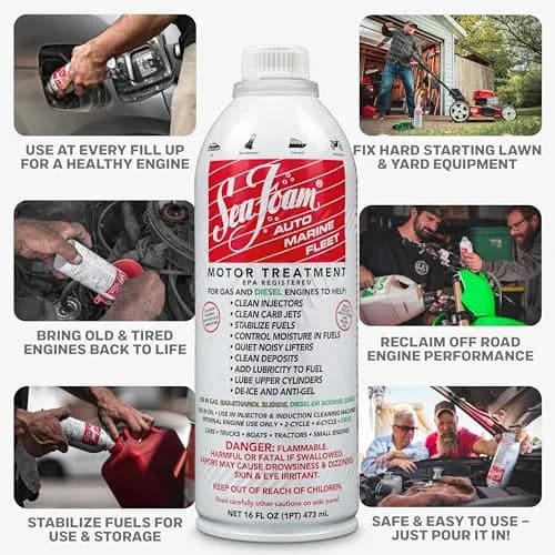 Sea Foam Motor Treatment 16 oz (473ml) Bottles, Pack of 6 | Fuel System Cleaner, Stabilizer & Oil Treatment for Gas & Diesel Engines thumbnail 2
